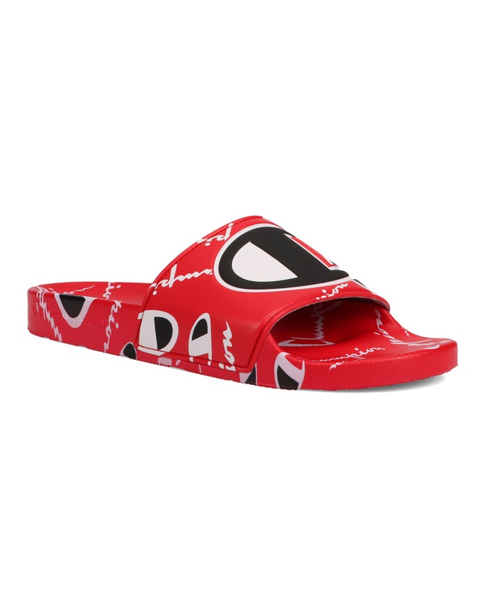 Champion Ipo Badslippers Heren - Rood - Belgie 9653ILHPG